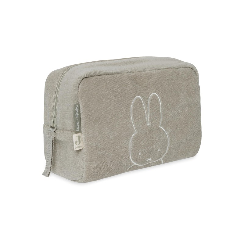 Jollein Frottee Windeltasche - Miffy, Olive Green - Windeletui -