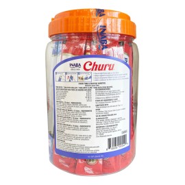 Churu Premio Para Gato Atún Y Mariscos 50 Tubos De 14 G