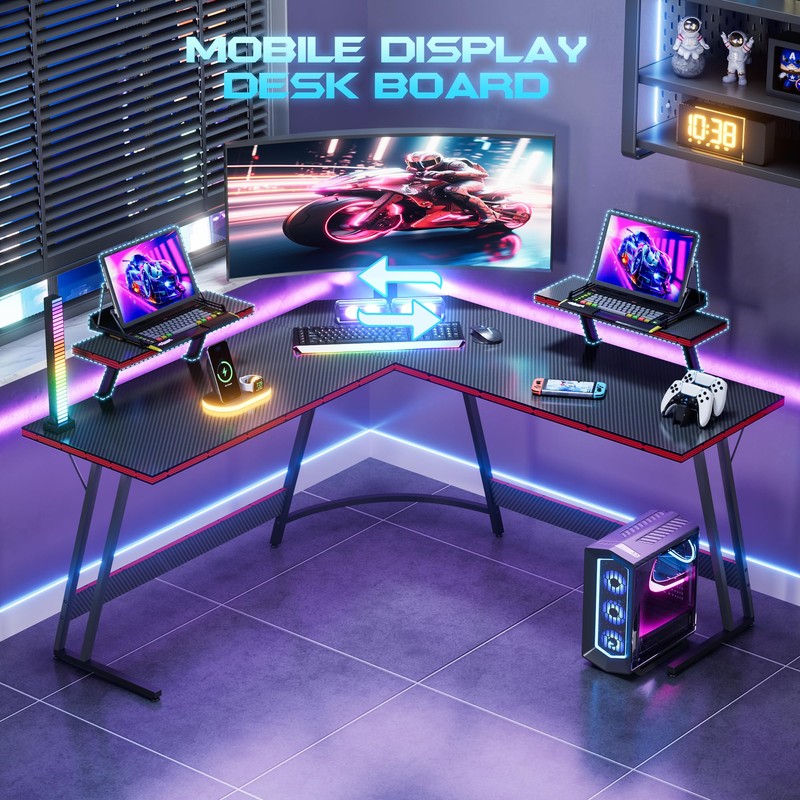 Homall L Shaped Gaming Desk Computer Corner Desk PC Gaming
