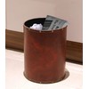 Vintiquewise(TM) Faux Leather Antique Design Waste Bin