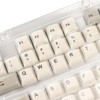 Keyboard Keycaps Retro Grey White 122 Keys PBT Theme Keycap