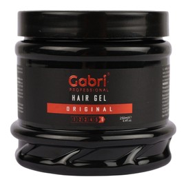 Gabri Hair Styling Gel, Firm Hold Styling Hair Gels, High Gloss, Anti-Frizz Effect, Edge Control, For All Hair Types (250 g (1 Pack), Original)