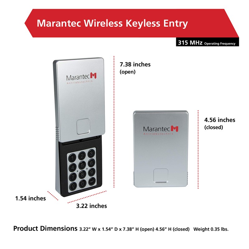 Marantec Wireless Keyless Entry System for Garage