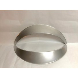 Lemon Hill Avenue Universal Metal Fender Flares Style 1: 3" Wide, 4-piece set (hand-made)