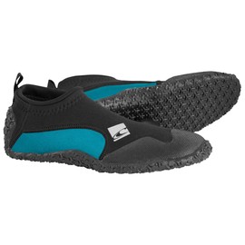 O'NEILL Wetsuits Men's Reactor 2MM Reef Booties, Black/Turquoise, 9