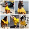 ExploreU Dog Raincoat, Adjustable Water Proof Pet Clothes, Waterproof Lightweight