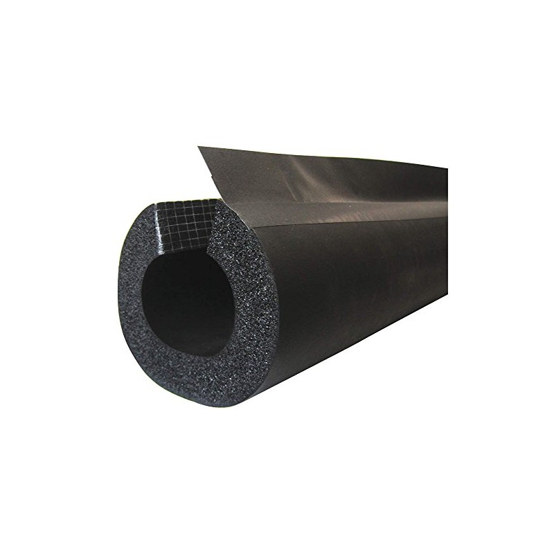 3-1/8" x 6 ft. Elastomeric Pipe Insulation, 1" Wall
