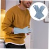 Zerodeko 3Pairs Reusable Cleaning Gloves for Dishwashing Kitchen Use Comfortable