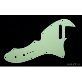 mLaval Guitar Parts 69 Telecaster Tele Thinline Re-Issue Style Guitar Pickguard ,3ply Vintage Green