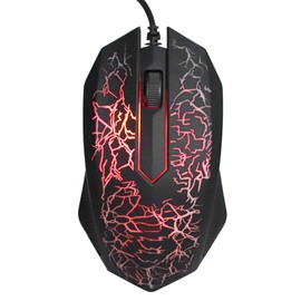 VBESTLIFE Wired Gaming Mouse PC Gaming Mice Black Optical Computer Mouse Wired Professional Gaming for LOL Colourful Backlight Computer Mice A30 (Black)