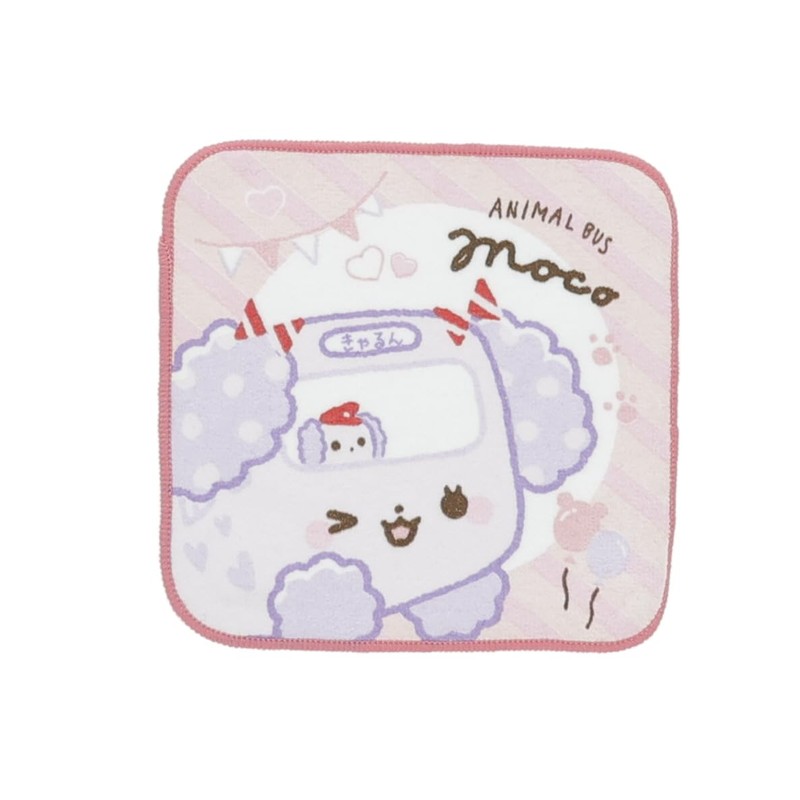 Marushin 1985000100 Mini Towels, Set of 5, Yukinamiharai Bus, Character,