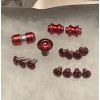 DH Translucent Red Torx Screws, Thumb Stud & Standoff For