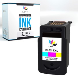 CMYi 211XL Color Replacement Ink Cartridge for Canon PIXMA iP2700, iP2702, MP230, MP240, MP250, MP260, MP270, MP280, MP480, MP490, MP495, MP499, MX320, MX330, MX340, MX350, MX360, MX420, MX410