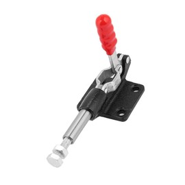 Delaman Toggle Clamp, Iron Galvanized Quick Fixed Toggle Clamp Holding Latch Push Pull Action Hand Tool, 1PC(GH-305-CM)