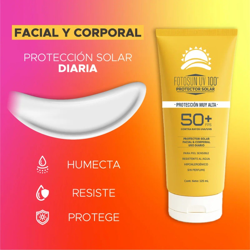 Protector Solar Daclaf Fotosun 100 125ml