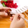 ANNIUP 4PCS Stainless Steel Seafood Fruit Forks,Olive Seafood Crab Lobster