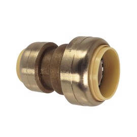 PROCURU 1-Inch x 3/4-Inch PushFit Reducing Coupling, Plumbing Fitting for Copper, PEX, CPVC Pipe, Lead Free Certified (10-Pack)