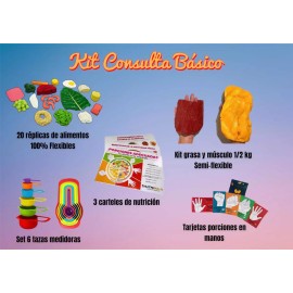 NutriGold Réplica De Alimentos Kit Básico Consulta Nutrición Promoción