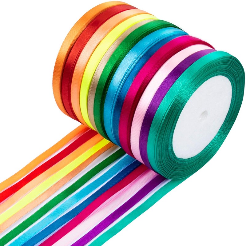 Satin and Silk Ribbon, Wedding, Decorative Gift, Roll, Packaging and