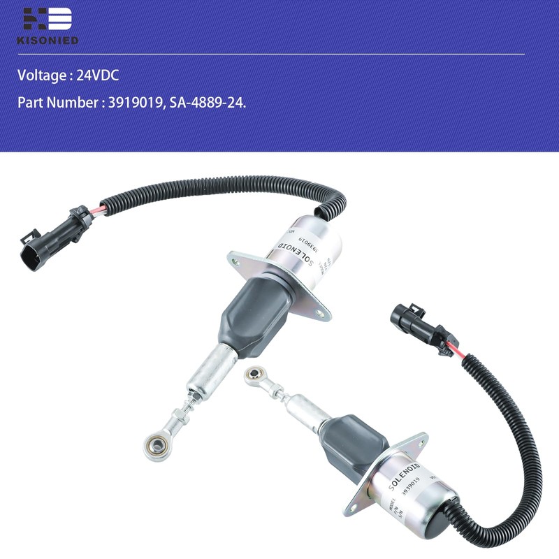 3939019 Fuel Shut Off Solenoid SA-4889-24 for Cummins Engine QSL9.3