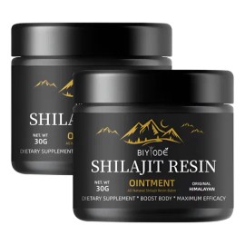2 Frasco Resina Shilajit Puro Orgánico Del Himalaya
