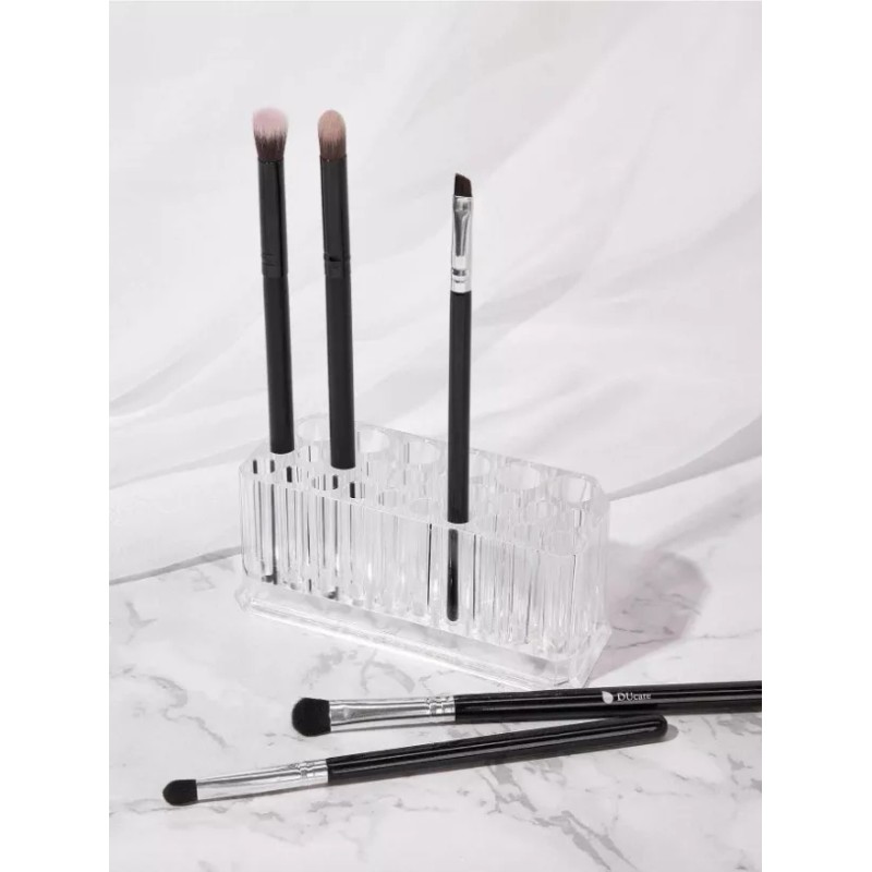 Cosmetishop Organizador Acrílico Base Exhibidor Para Brochas Maquillaje
