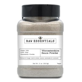 Worcestershire Sauce Powder - Robust and Tangy Flavor - Elevates your Stews, Sauces, Marinades, and Cocktails - Vegan