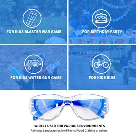 Pandahero Kids Safety Glasses Bulk-28 Pack Child Size Safety Goggles, ANSI Z87.1 Certified,Ideal for Nerf Party/Science Projects/School,Eye Protection for Kids