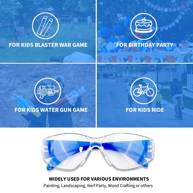 Pandahero Kids Safety Glasses Bulk-28 Pack Child Size Safety Goggles,