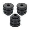 PATIKIL 1.4"x1.4" Refrigeration Compressor Rubber Mounting Feet, 3 Pack Foot