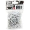 Rainbow Loom® Glitter Collection: White Diamond Rubber Bands with 24