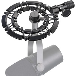 MV7 Shock Mount Reduces Vibration Noise Matching Mic Boom Arm Stand, Compatible for Shure MV7 Mic by - Color: Shure MV7 Shock Mount