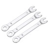 uxcell 3pcs 6mm Thin Combination Wrench with Offset 6-Point End