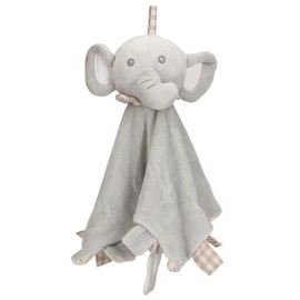 TOPINCN Manta de Seguridad de Animales de Peluche, Muñecos de Dentición de Elefante Bebé, Manta de Dentición de Elefante, Manta de Seguridad Infantil Suave