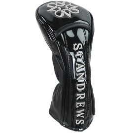 St Andrews 042-3984813 Continuing Classic Product Head Cover [Enamel Series] (For Utilities, 3, 4, 5, X Numbers) / Golf UT, 010_black