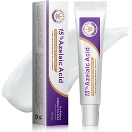 Ácido Azelaico Suero Facial al 15%, Crema Hidratante Facial, 20g*1 Reduce Rojeces e Imperfecciones, Rejuvenece la Piel