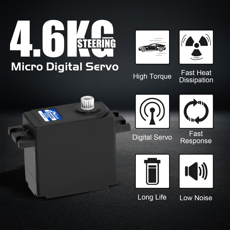 GOUPRC 22G Micro Digital RC Servo Metal Gears for Hyper