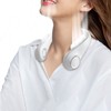 Portable Neck Fan Leafless Hands Free Quiet Lightweight USB Charging