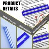 2Pcs Mahjong Line Finder, Mahjong Card Line Guide Bright Acrylic
