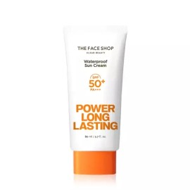 The Face Shop 더페이스샵 강력자외선차단 롱래스팅 파워 크림 선 80ml The Face Shop Strong Sun Block Long Lasting Power Cream SPF 80ml [The Face Shop Power Long Lasting Sun Cream 80ml]