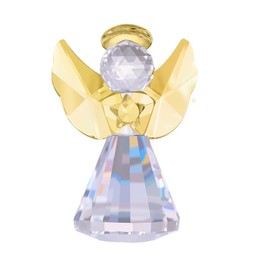 LONGWIN Crystal Angel Figurine Christmas Decorative Glass Ornaments Collecible Gift Idea