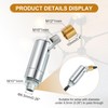 sourcing map Sloped Ceiling Adapter, 90/345 Degree 61x19mm M10 Fine