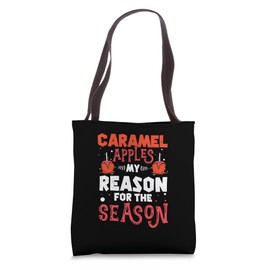 Awesome Caramel Apples My Reason For The Season Candy Apple Tote Bag