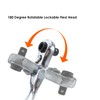TOPWAY Mini Ratchet Wrench Set 2PCs 1/4 Inch Drive Lockable