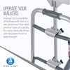 Dynarex Bariatric Walker Platform Attachment - Heavy Duty Forearm Support