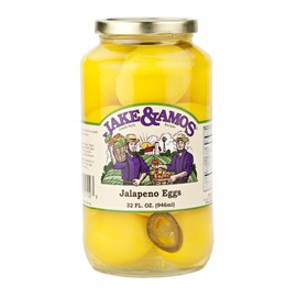 Jake & Amos Jalapeno Eggs 32 Oz. (2 Jars)