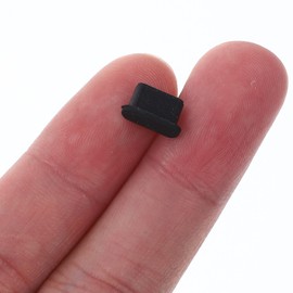 Housoutil 100pcs USB Dust Port Cover Charging Port Protector for Prevents Dirt and Water Stylish Design Fits All USB Devices