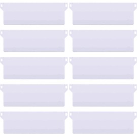 FOGAWA Pack of 10 Slat Curtain Weighted Panels 127 mm Slat Curtains Replacement Parts Vertical Blinds Weights Slat Hanger Vertical Blinds for Vertical Blinds Curtain Door Window Accessories