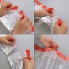 Fosly 10L Strong Drawstring Bin Liners, Transparent Bin Liners with