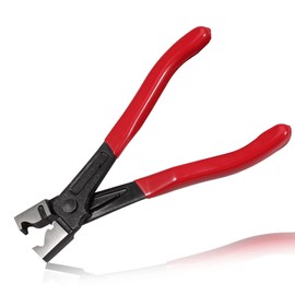 LEONTOOL Clic-R Hose Clamp Pliers, 7 Inch Clic-r Type Clamp with Red PVC Handles, Clic-R Collar Remover Tools for Car Automobile Maintenance